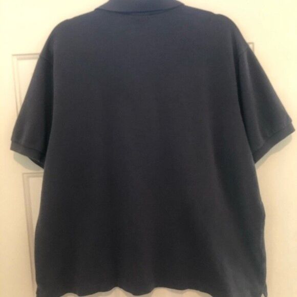 Lacoste Charcoal Gray Cotton Polo Shirt 4XL/9 - Picture 2 of 4
